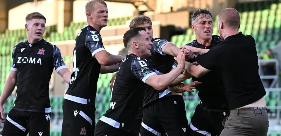 Dundalk players involved in confrontation after match