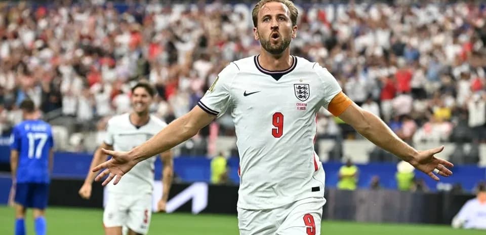 Harry Kane celebrating a goal during a match