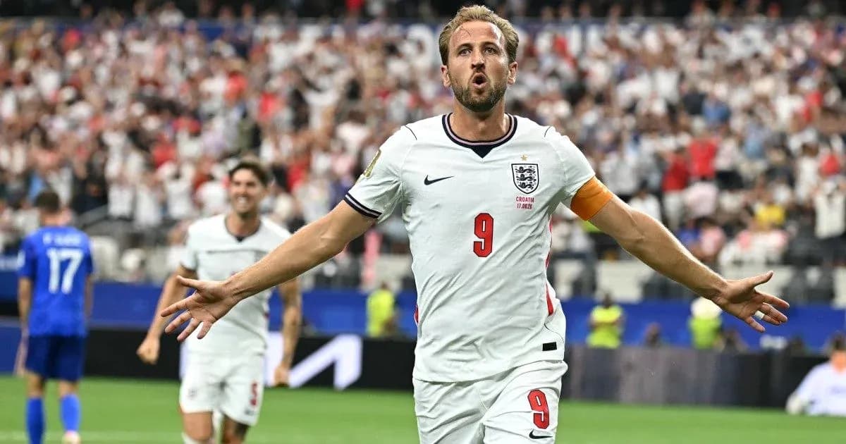 Harry Kane celebrating a goal during a match