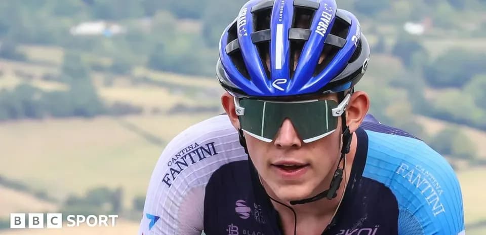Yoshida cycling on a scenic route