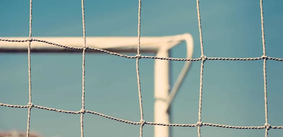 Futbol darvozasining tarmog'i va ramkasi