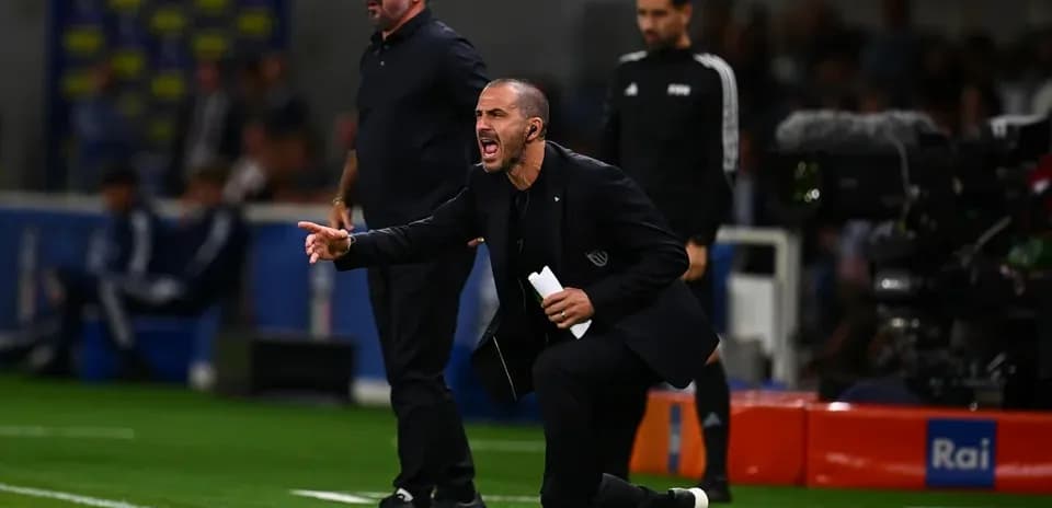 Coaches directing players from the sidelines during match