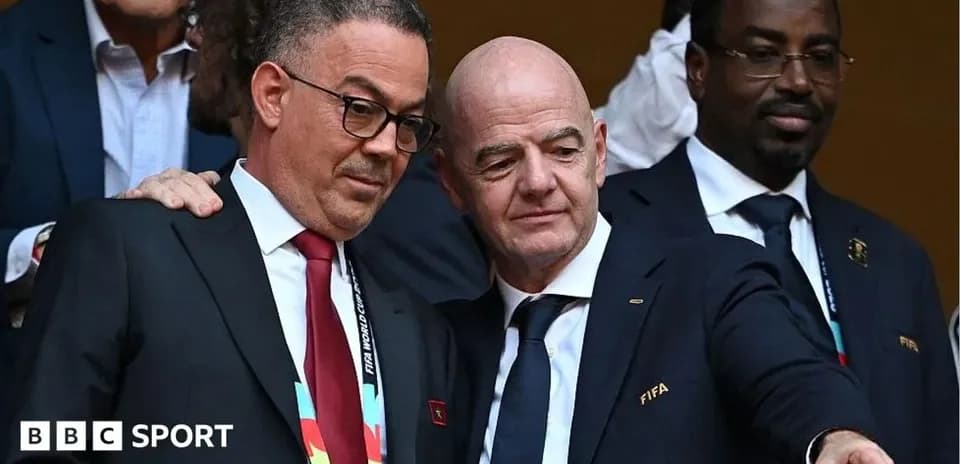 FIFA officials discussing during an event