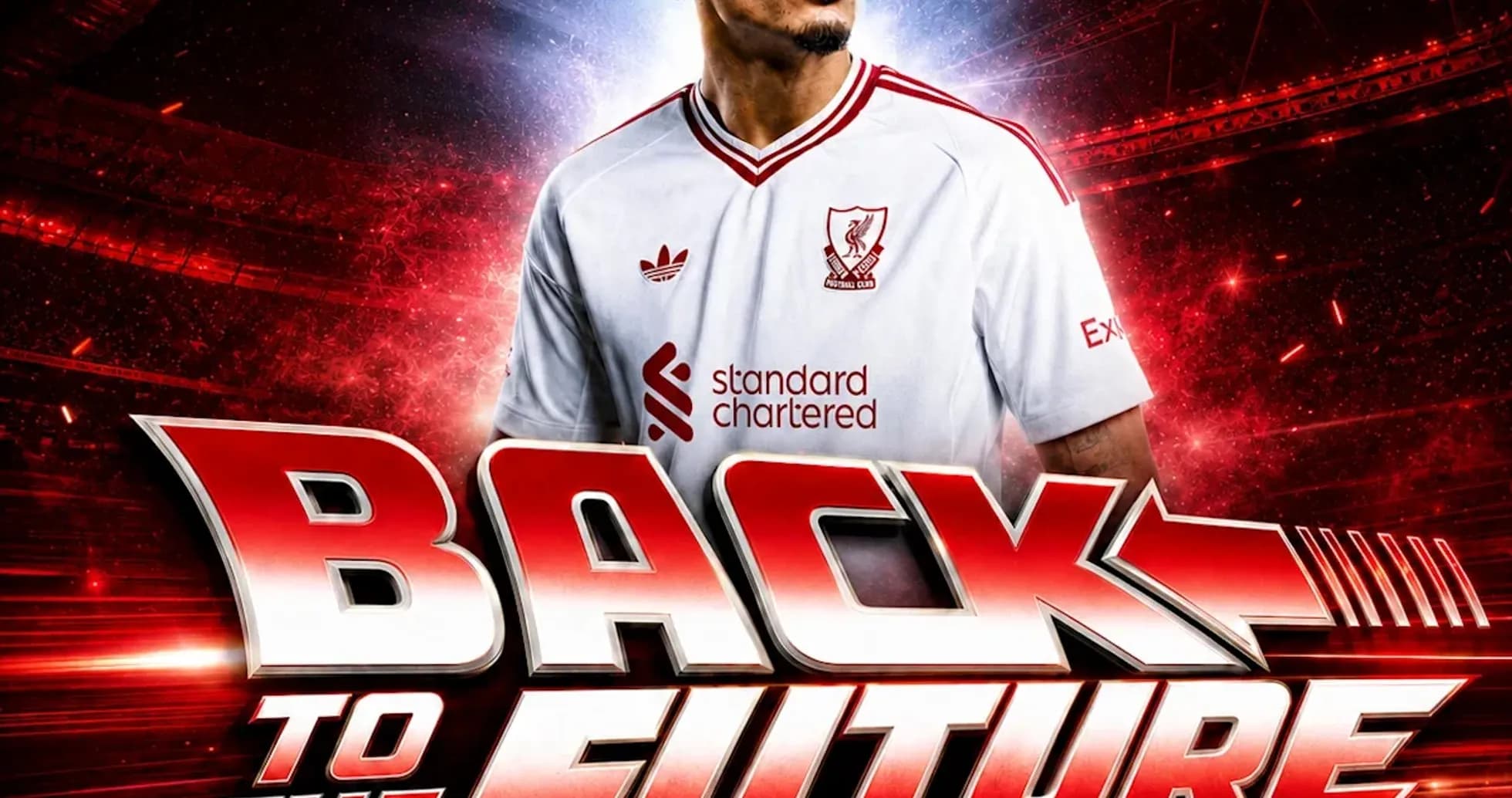 Futbolchi Virgil van Deyk Liverpool formasida