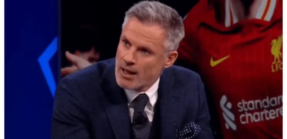 Analyst discussing football on television set
