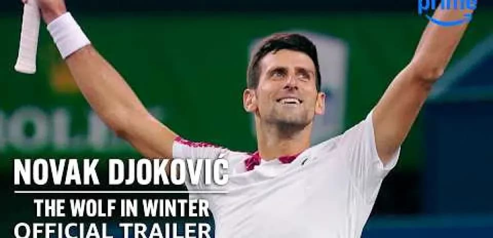 Novak Djokovic celebrating victory during a match