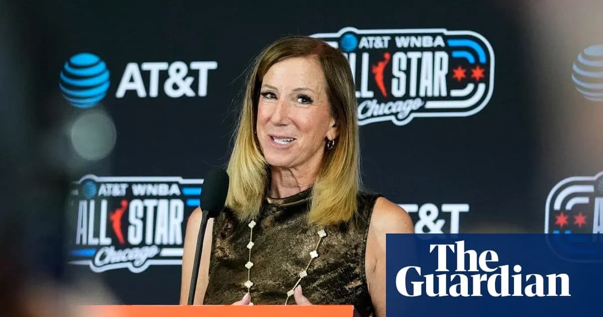 Speaker at WNBA All-Star press conference podium Speaker at WNBA All-Star press conference podium