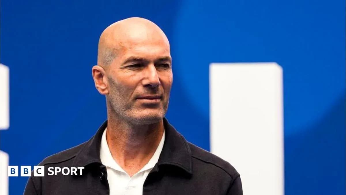 Zinedine Zidane at a promotional event background Zinedine Zidane at a promotional event background