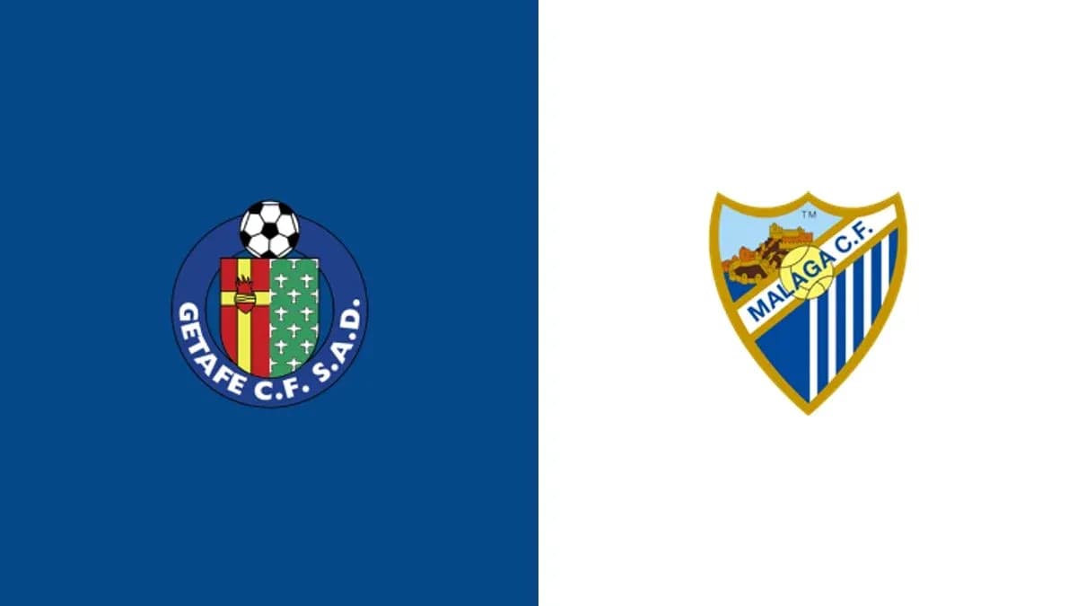Logotiplar: Getafe va Malaga futbol klublari Logotiplar: Getafe va Malaga futbol klublari
