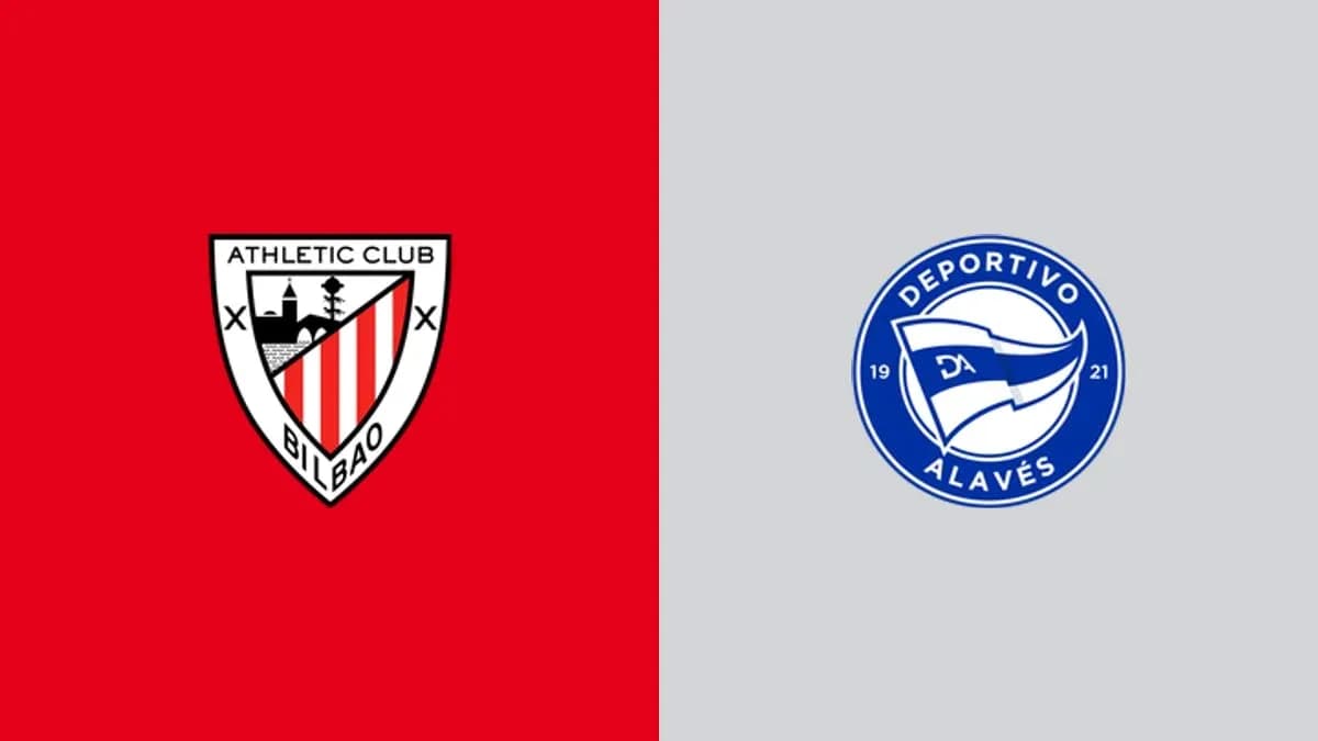 Logotiplar: Athletic Club va Deportivo Alavés Logotiplar: Athletic Club va Deportivo Alavés