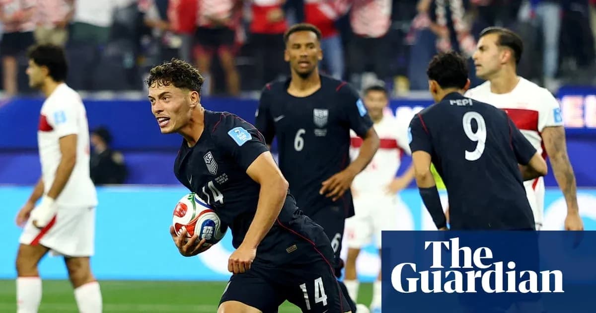 US player celebrating with the ball during match US player celebrating with the ball during match