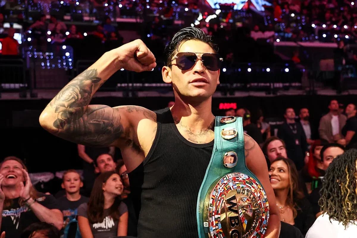 Boxer celebrating with WBC championship belt Boxer celebrating with WBC championship belt