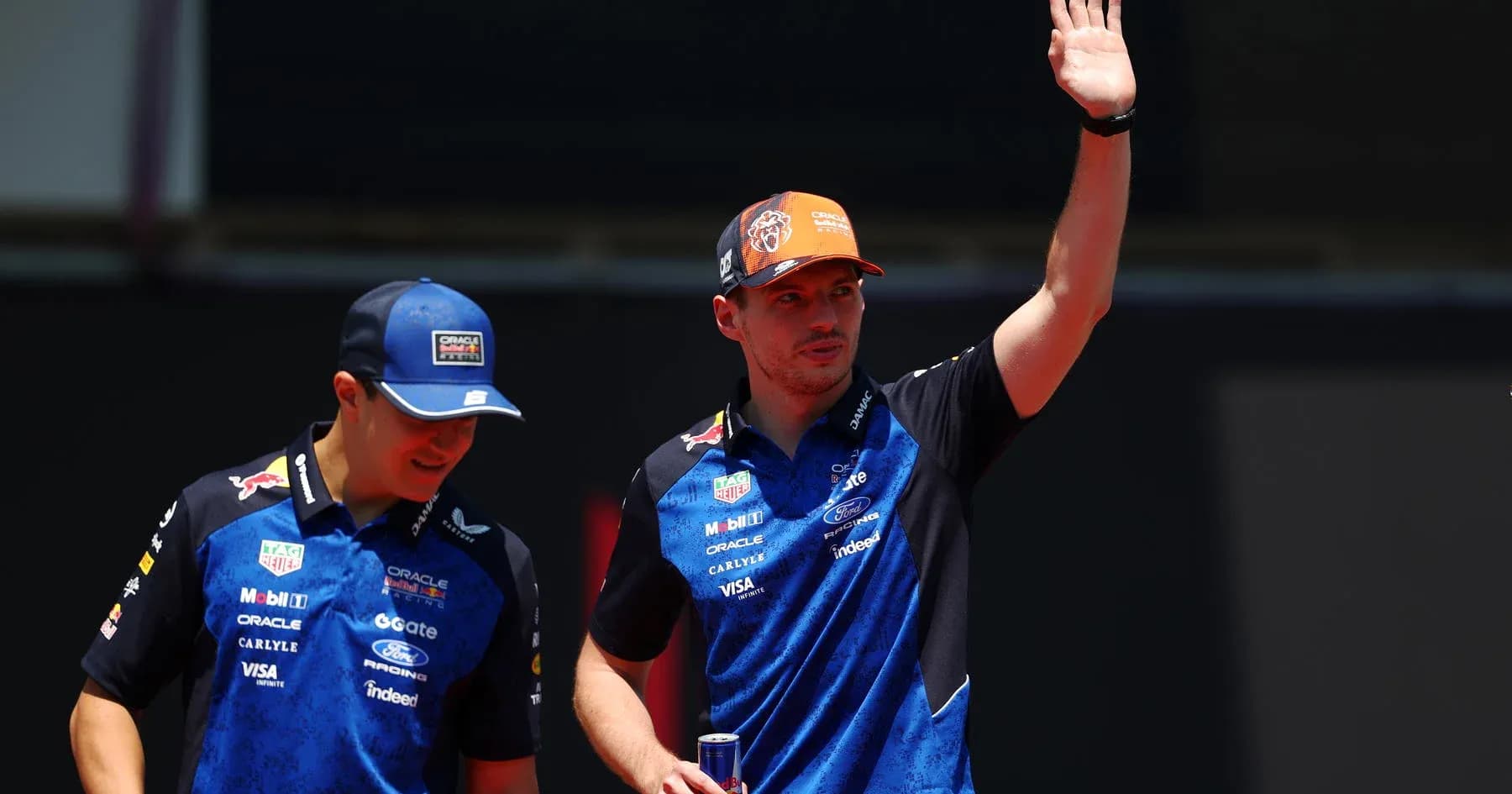 F1 drivers greeting fans at the event F1 drivers greeting fans at the event