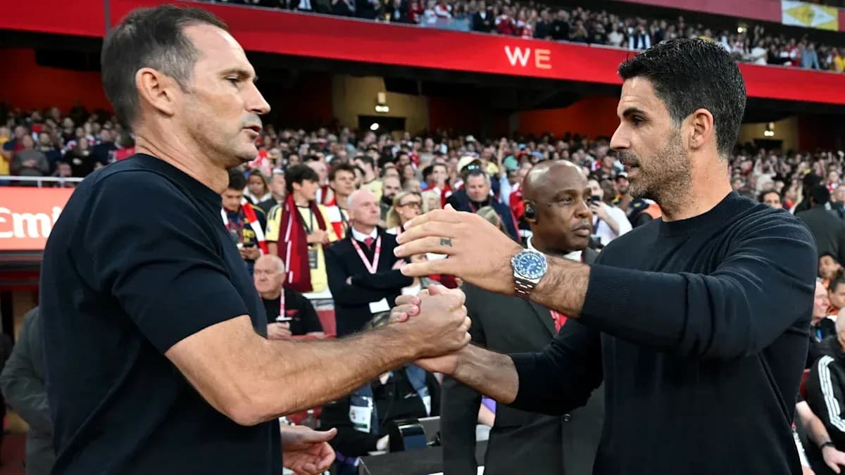 Trainers shaking hands before the match at stadium Trainers shaking hands before the match at stadium