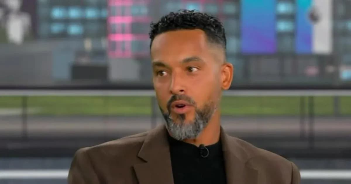 Sport analyst speaking during a broadcast segment Sport analyst speaking during a broadcast segment