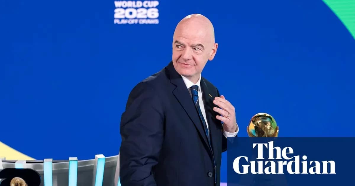 FIFA president at World Cup 2026 draw event FIFA president at World Cup 2026 draw event