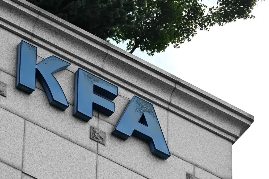 KFA logo on a building exterior KFA logo on a building exterior