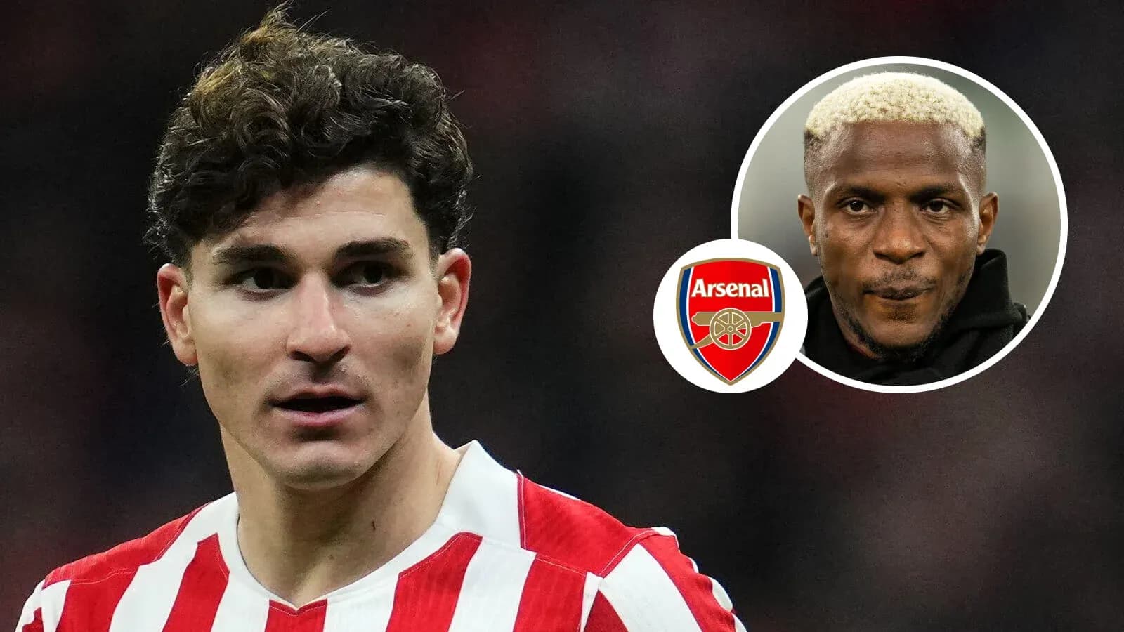 Futbolchi o'yinda, Arsenal logotipi ko'rsatilgan Futbolchi o'yinda, Arsenal logotipi ko'rsatilgan