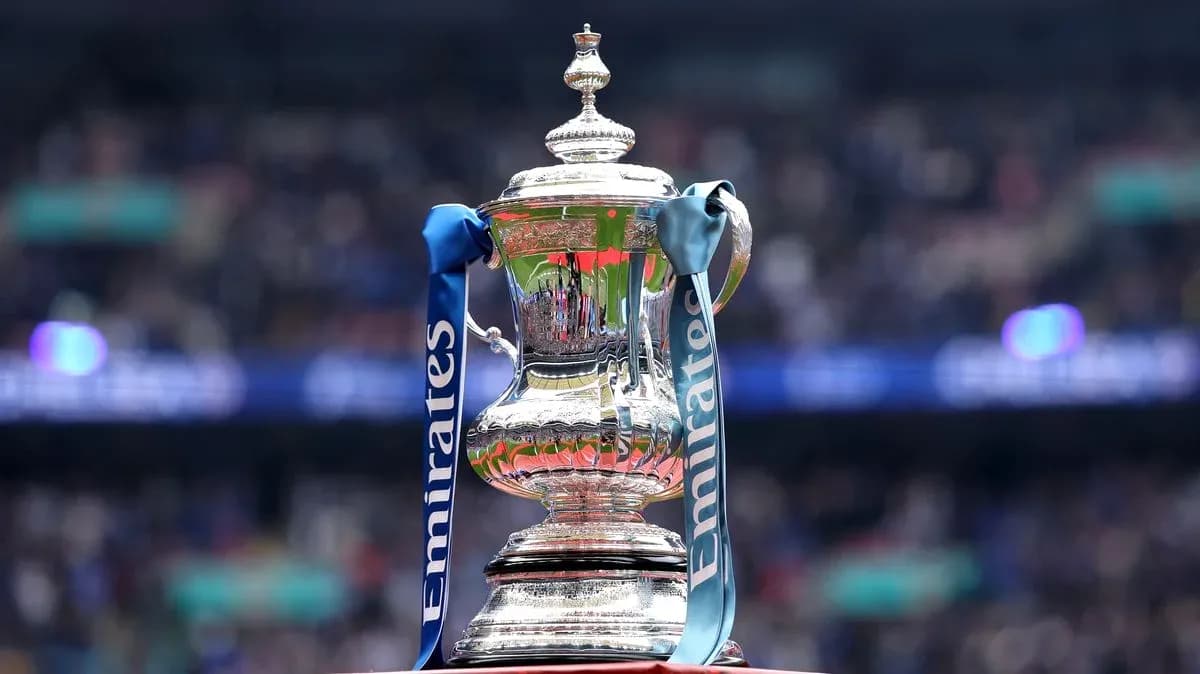 Emirates FA Cup trophy on display Emirates FA Cup trophy on display