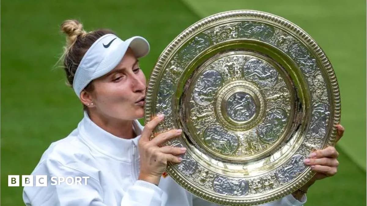 Tennis player celebrating with trophy after victory Tennis player celebrating with trophy after victory