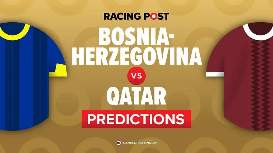 Bosnia-Herzegovina vs Qatar match prediction graphic Bosnia-Herzegovina vs Qatar match prediction graphic