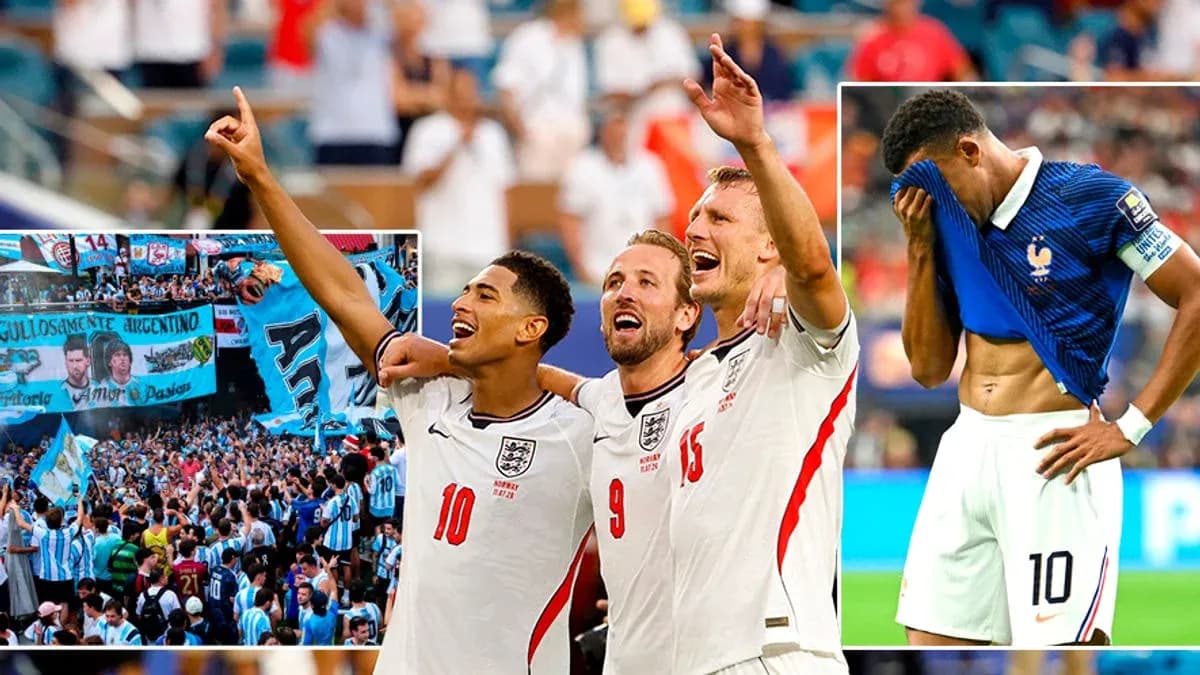 England players celebrating with fans during match England players celebrating with fans during match