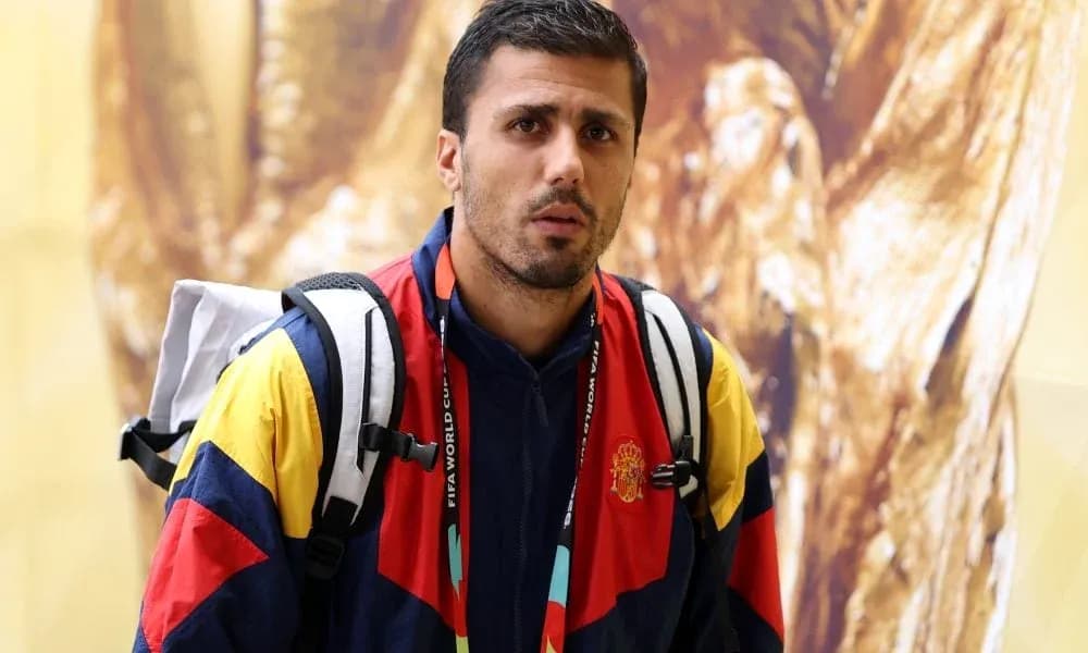 Sporting athlete in team jacket with backpack Sporting athlete in team jacket with backpack