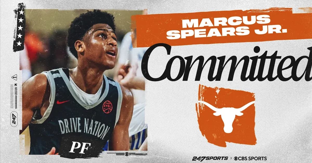Marcus Spears Jr. committing to Texas Longhorns basketball Marcus Spears Jr. committing to Texas Longhorns basketball