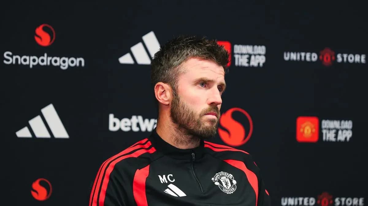 Manchester United manager at press conference Manchester United manager at press conference