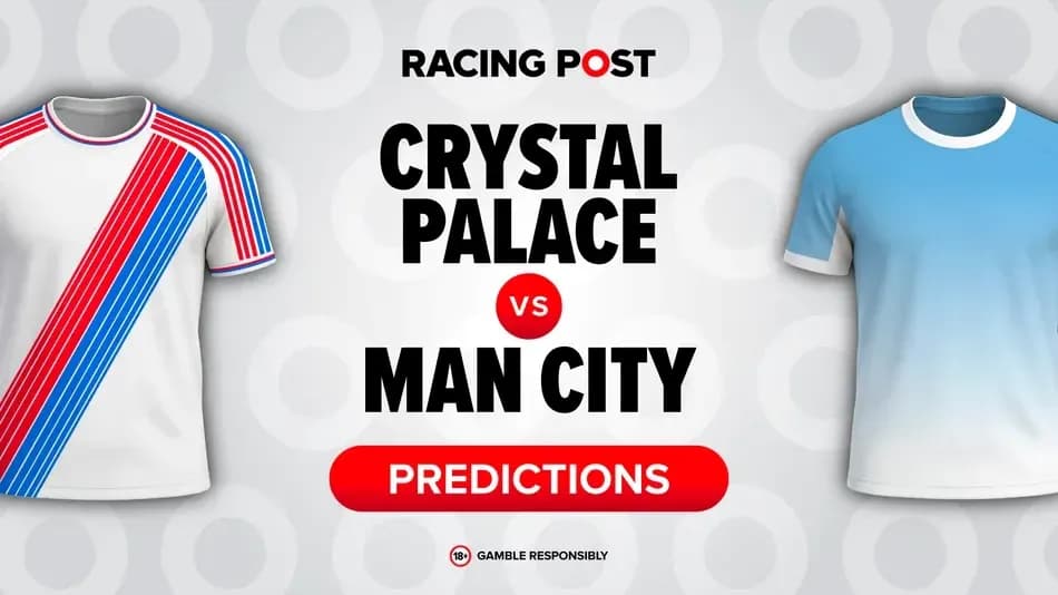 Crystal Palace vs Man City match prediction graphic Crystal Palace vs Man City match prediction graphic