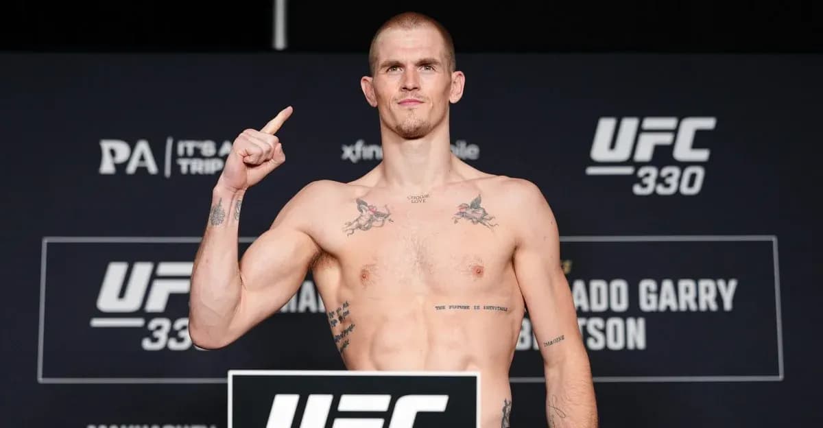 UFC fighter weighing in at UFC 330 event UFC fighter weighing in at UFC 330 event