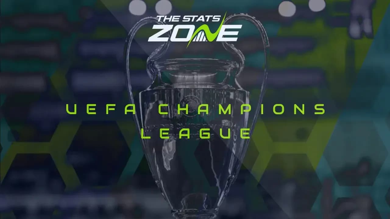 UEFA Champions League trophy on blurred background UEFA Champions League trophy on blurred background