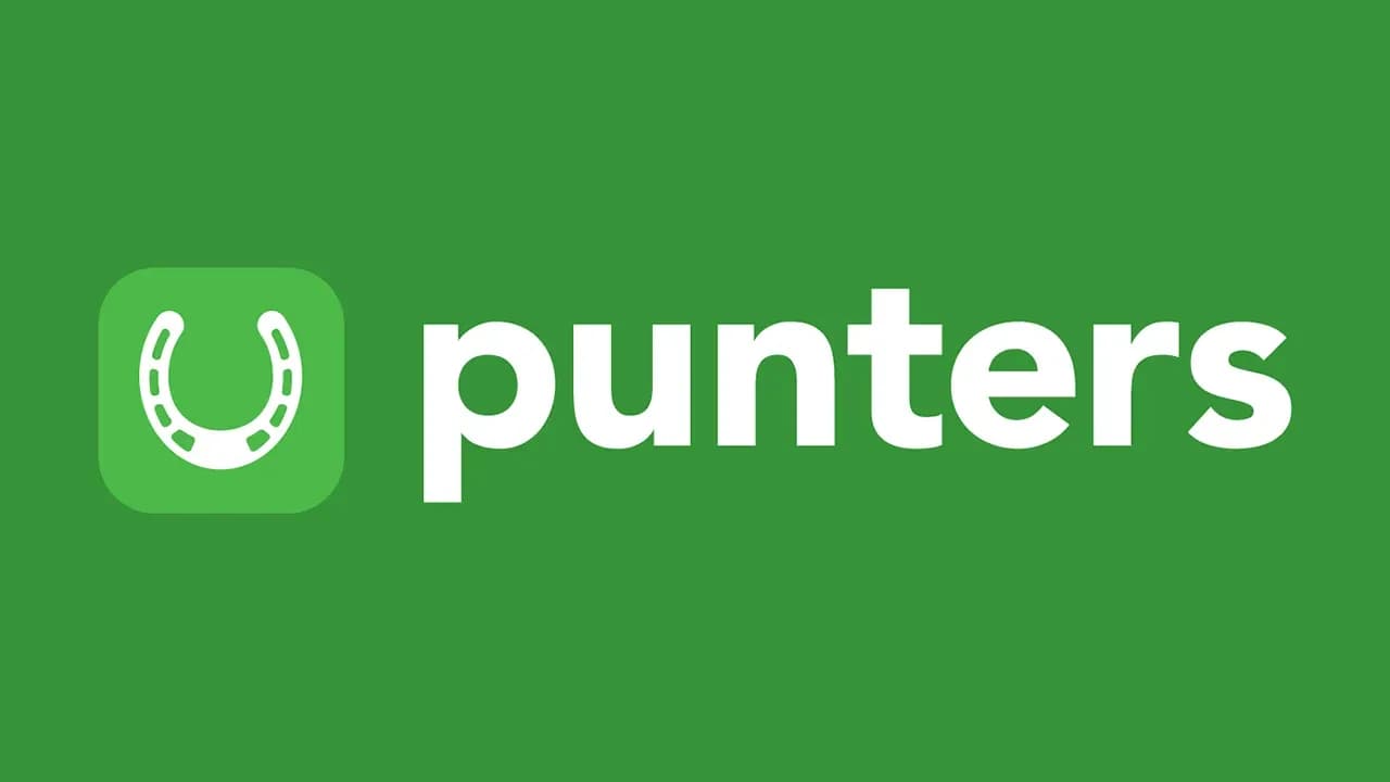 Punters logo on green background Punters logo on green background