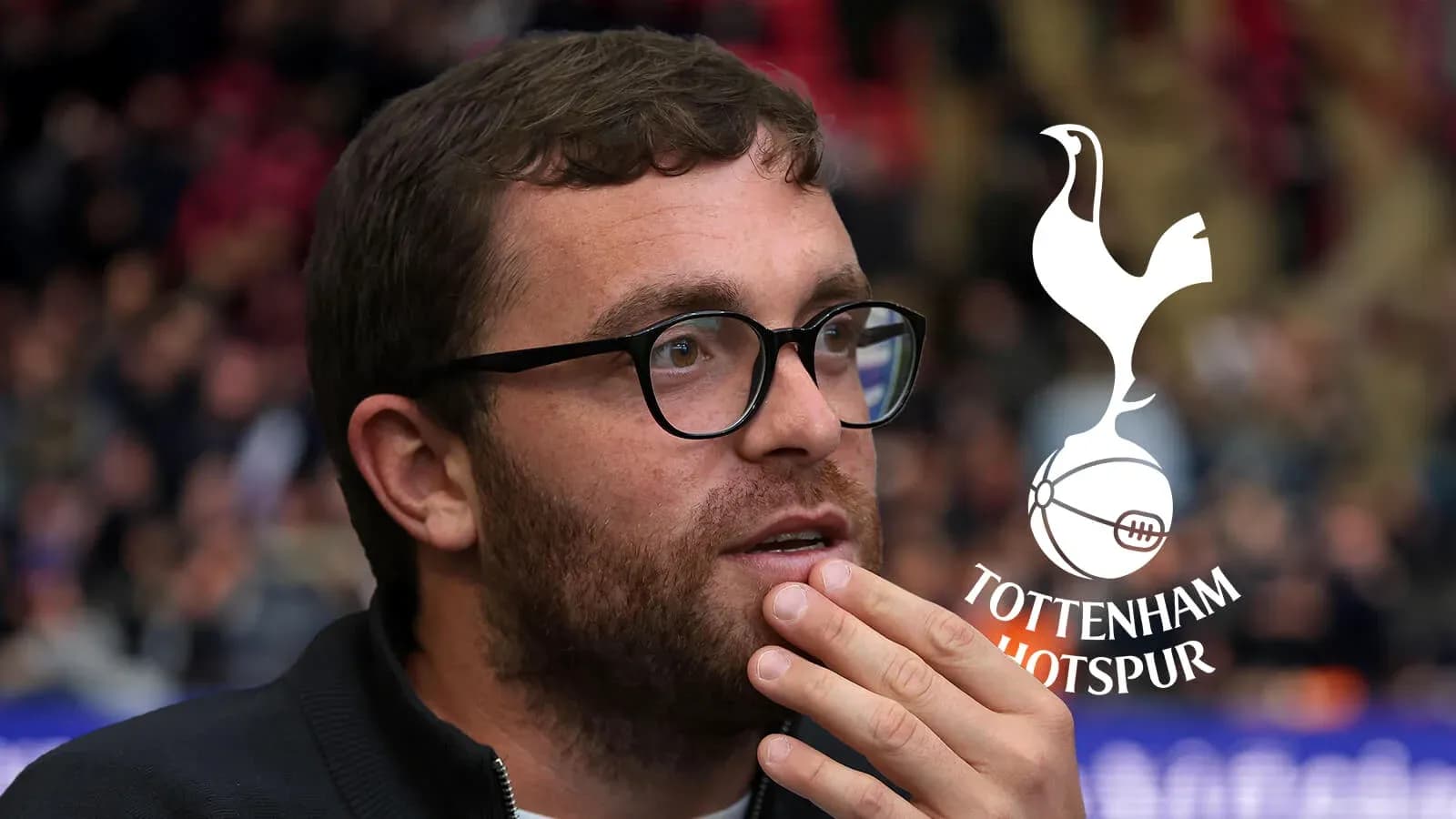 Tottenham Hotspur official watching a match Tottenham Hotspur official watching a match