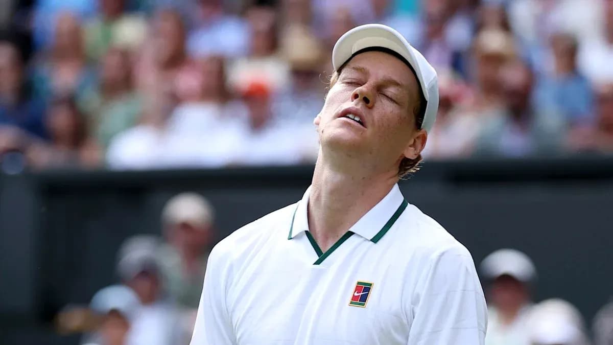Tennis player looking frustrated during match Tennis player looking frustrated during match