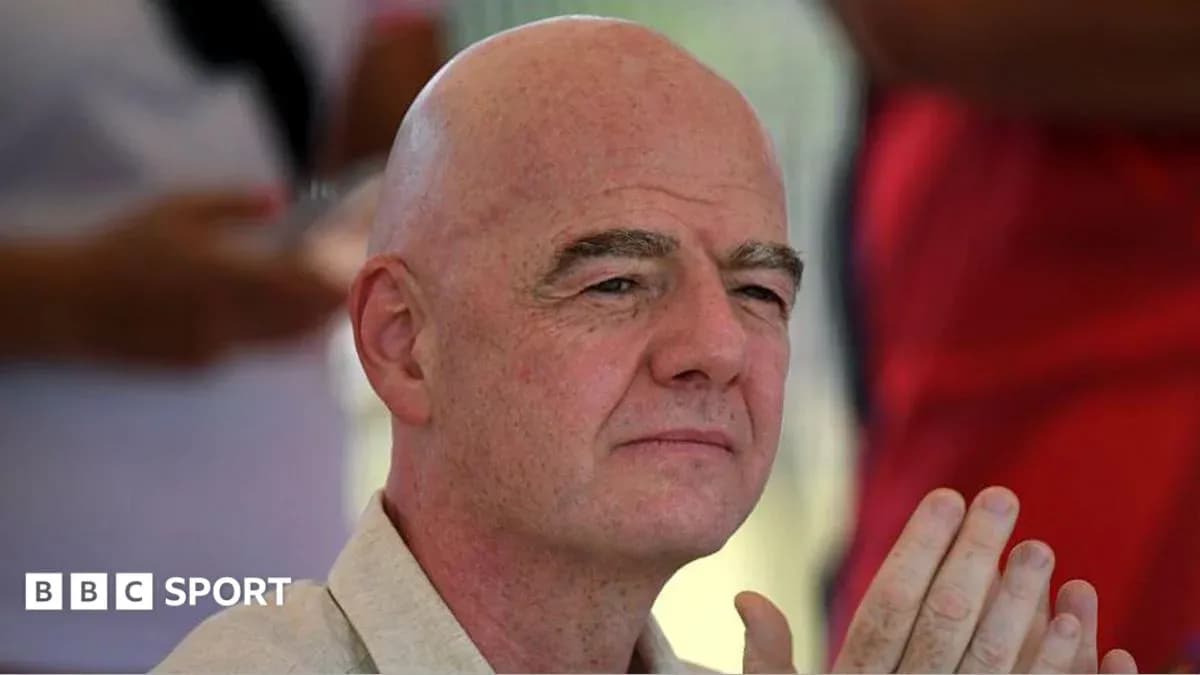 FIFA president Gianni Infantino during event FIFA president Gianni Infantino during event