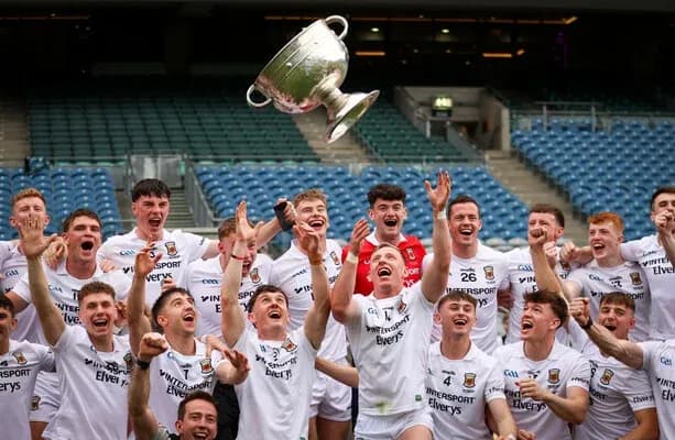 Jubilation as team celebrates trophy win Jubilation as team celebrates trophy win