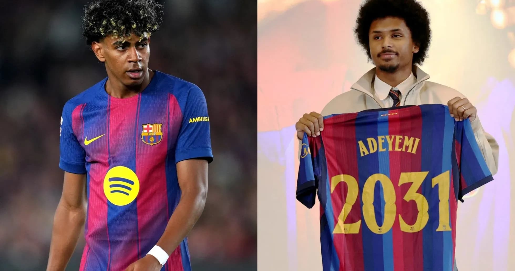 Futbolchi Barcelona formasida, yangi transfer taqdimoti Futbolchi Barcelona formasida, yangi transfer taqdimoti