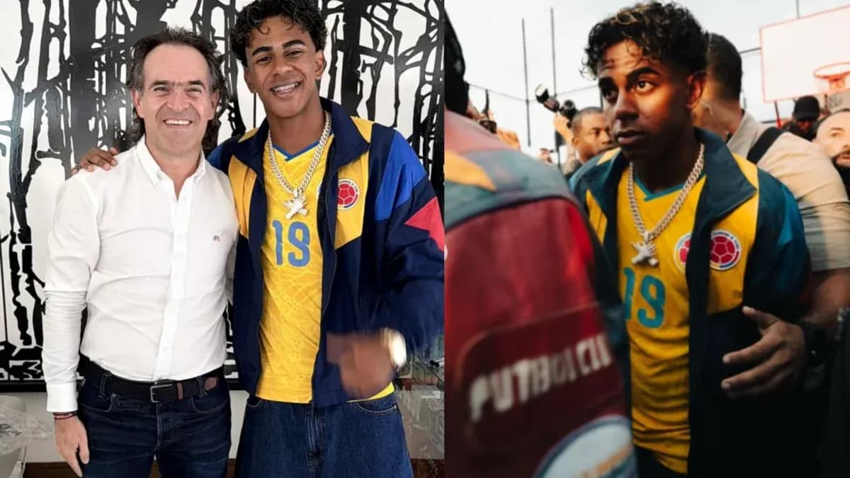 Two men posing together, one in sportswear Two men posing together, one in sportswear