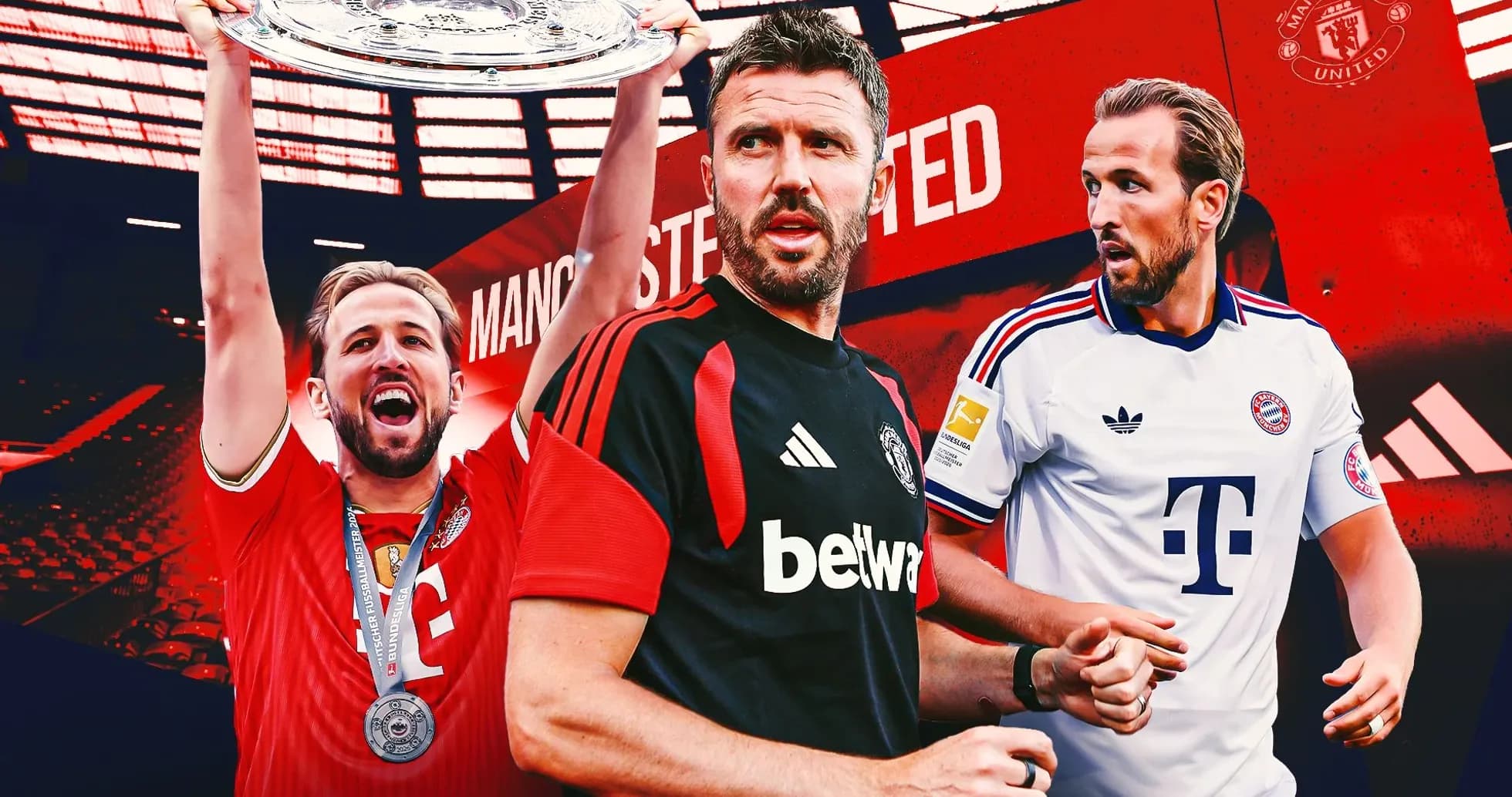 Three football players with club jerseys and trophies Three football players with club jerseys and trophies