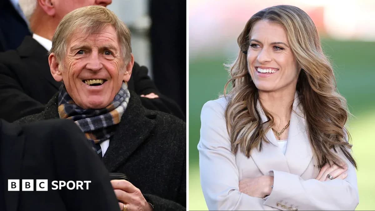 Two sports personalities smiling during event Two sports personalities smiling during event